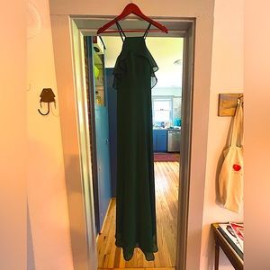 Birdy Grey Emerald Chiffon bridesmaid dress!